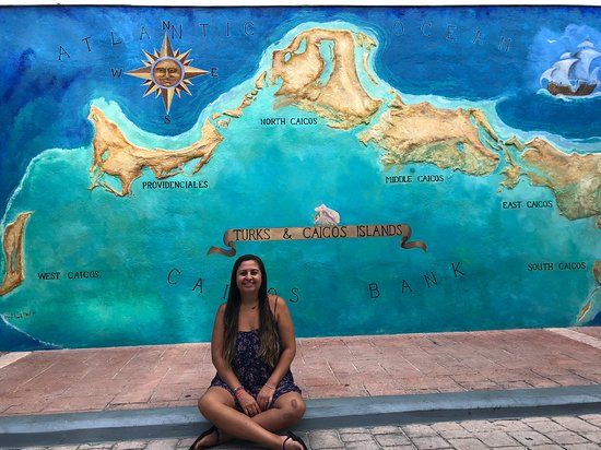 Turks and Caicos Map Mural